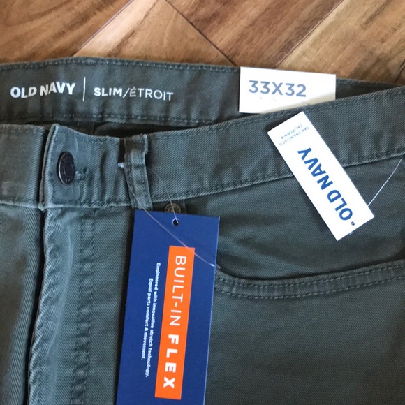 Mens olive jeans - Picture 2 of 4